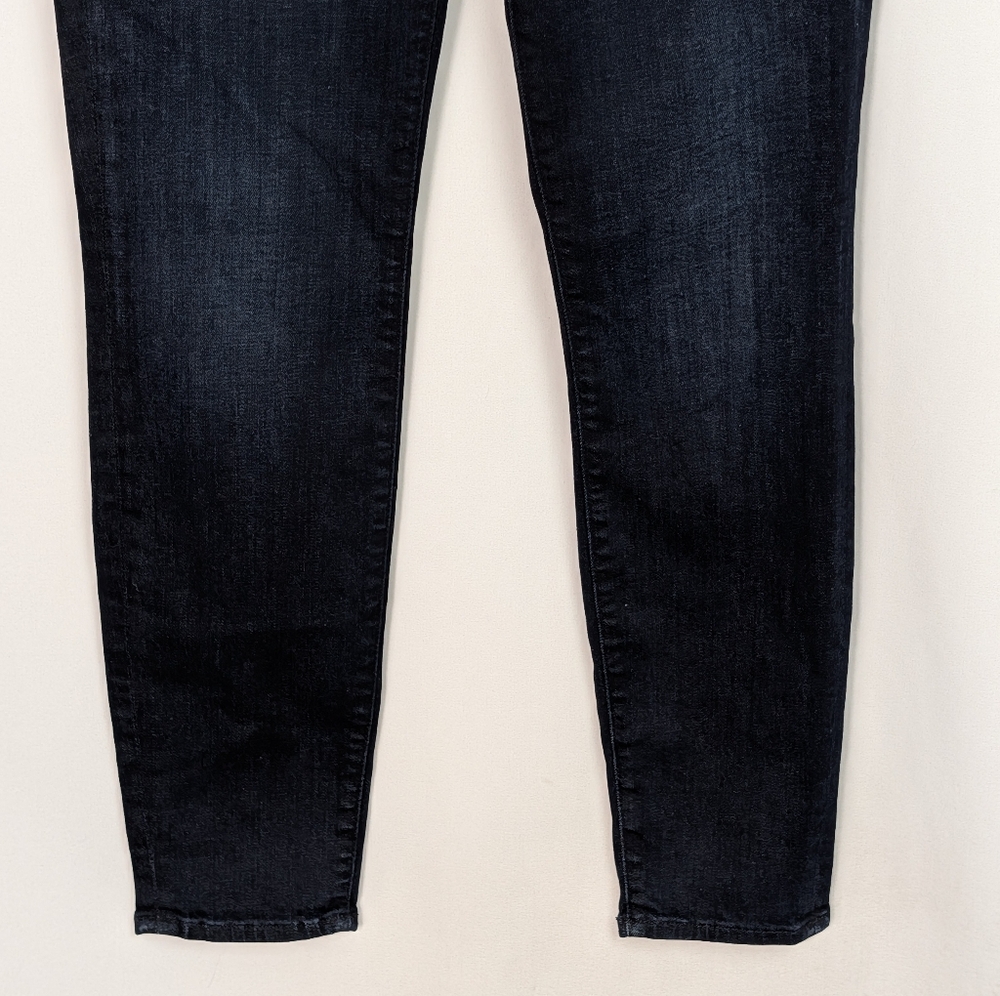 Good American Good Legs Jeans Dark Wash High Rise Skinny Stretch Denim - Picture 6 of 12